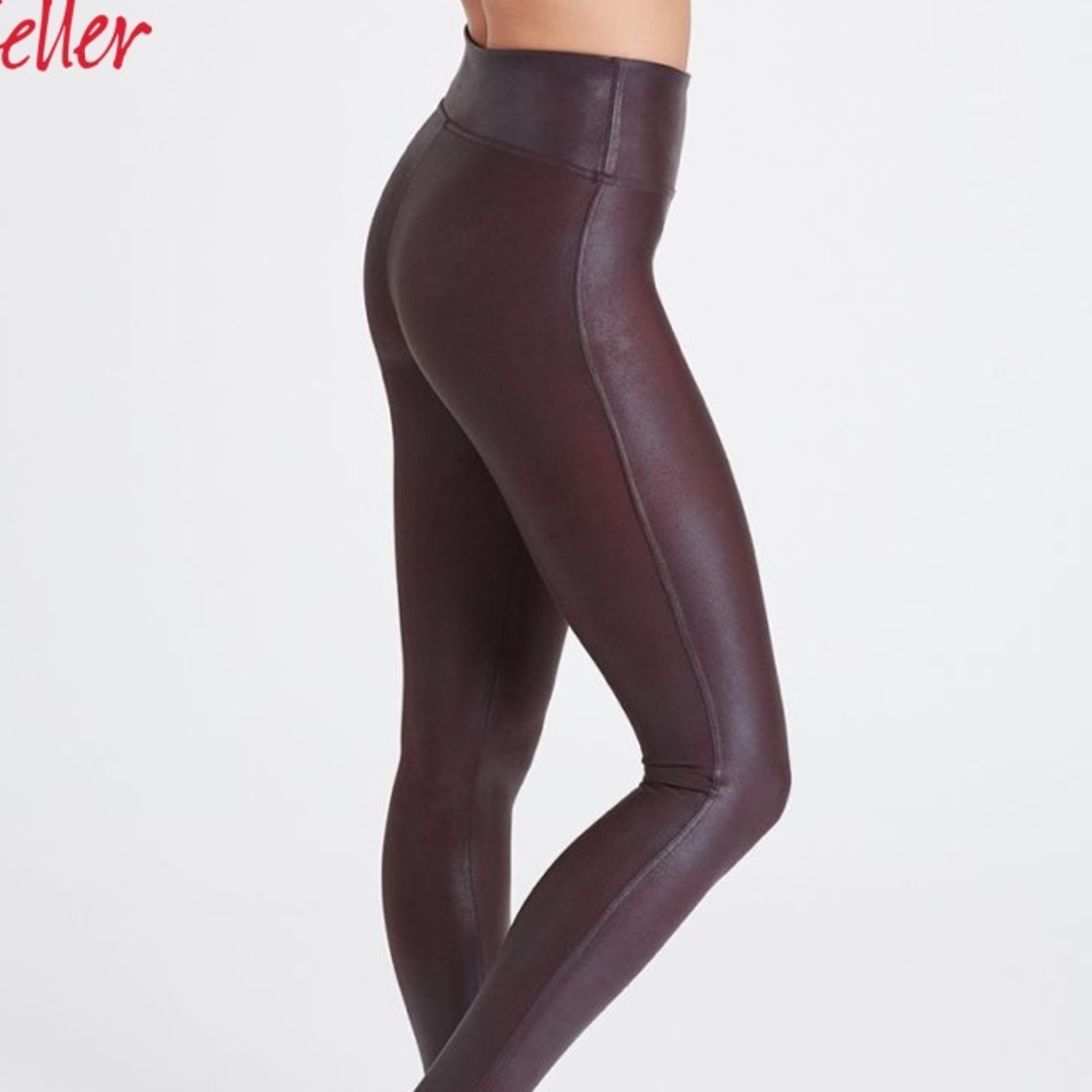 Spanx faux leather leggings